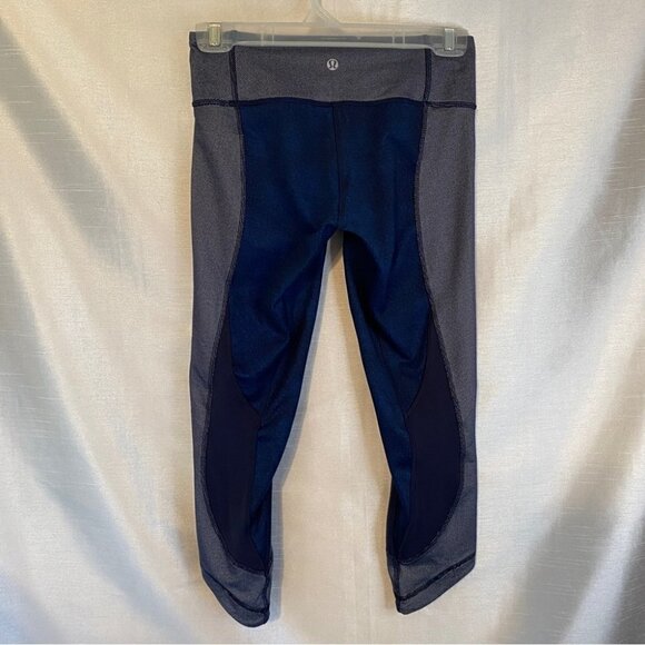 Lululemon Wunder Under  Crop Sashiko Size 4 - Picture 10 of 14
